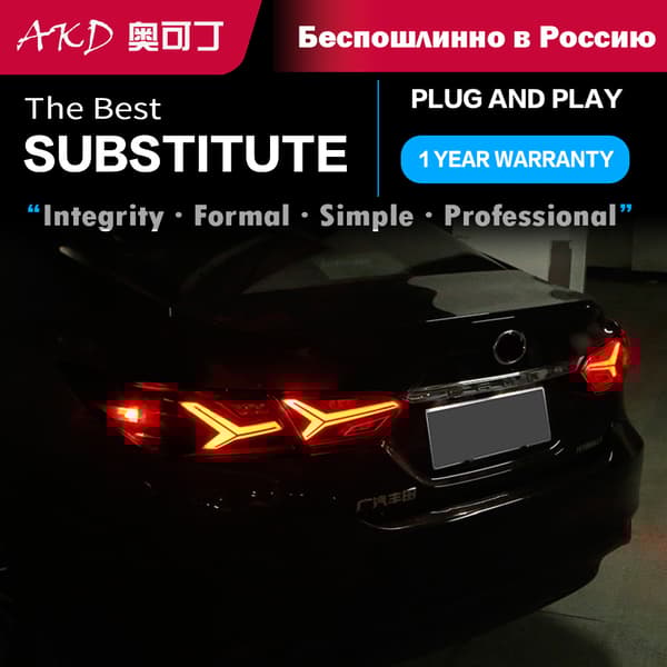 Bakljusmontering för Toyota Camry, Lexus LS Inspirerad Design, Sekventiell Blinkersanimation,Elfenben
