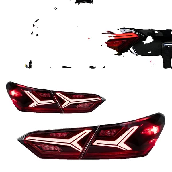 Bakljusmontering för Toyota Camry, Lexus LS Inspirerad Design, Sekventiell Blinkersanimation,Elfenben