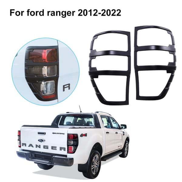 Ford Ranger Baglygte Dækninger, ABS Plastik, UV Beskyttelse, 2012-2022 Modeller,2012-2022