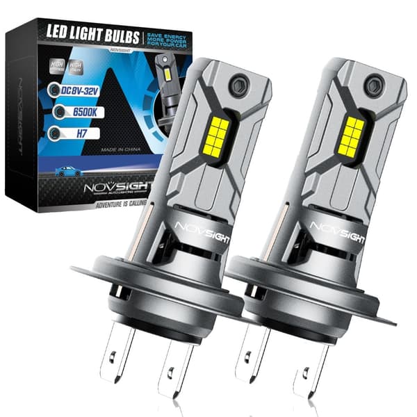 Auton ajovalopolttimot, 12000LM kirkkaus, plug-and-play-asennus, H7