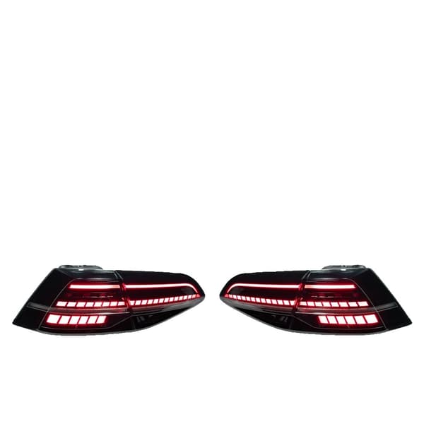 LED-takavaloyksikkö Golf 7/7.5:lle (2013-2020), Sertifioitu ja Helppo Asennus,Golf 7 Halogeeni Musta