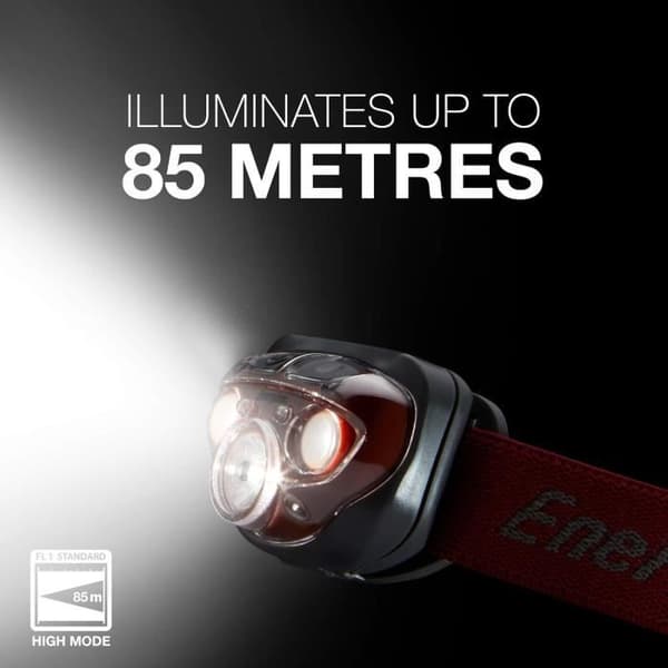Energizer Vision HD+ Focus LED-strålkastare, kraftfull 315 lumen lampa, vattentät, batterier ingår exklusivt för A