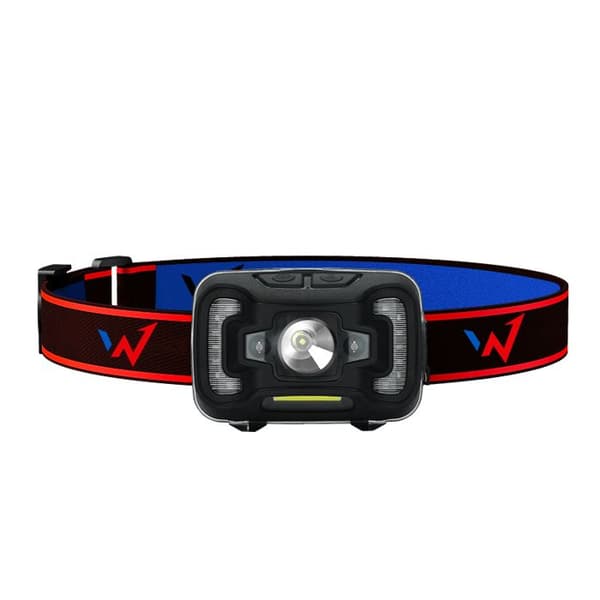 Wonder Wt6501H - Uppladdningsbar LED-huvudlampa 650 lumens (Svart)