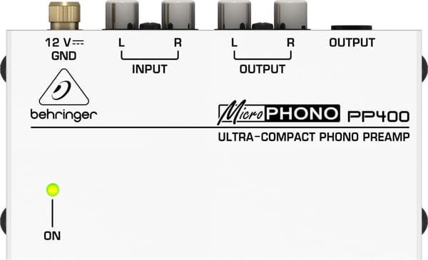 Behringer PP400 kompletterande musikutrustning Förförstärkare