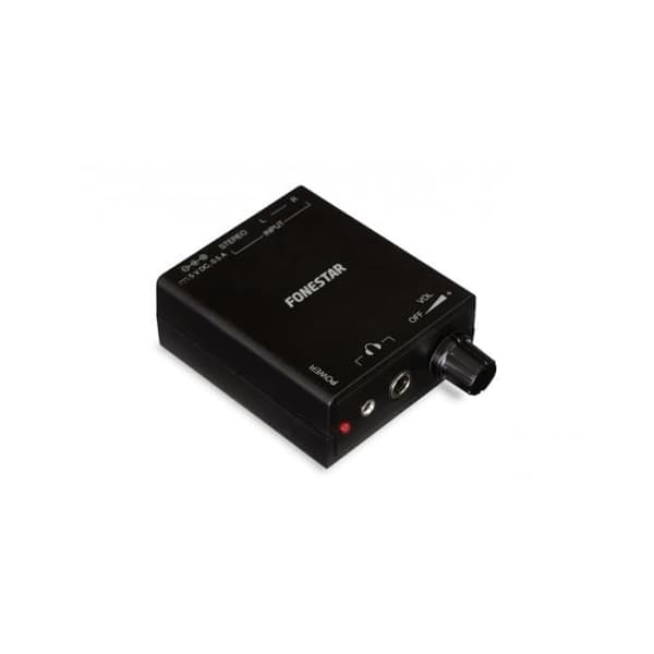 Fonestar FDA-1A hörlurar - 85 dB - 3,5 mm/6,3 mm - Svarta