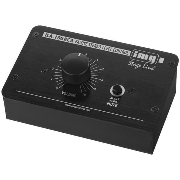 Passiv stereonivåjustering - Märke - RCA - RCA och 3,5 mm jack-ingångar - RCA och 3,5 mm jack utgångar