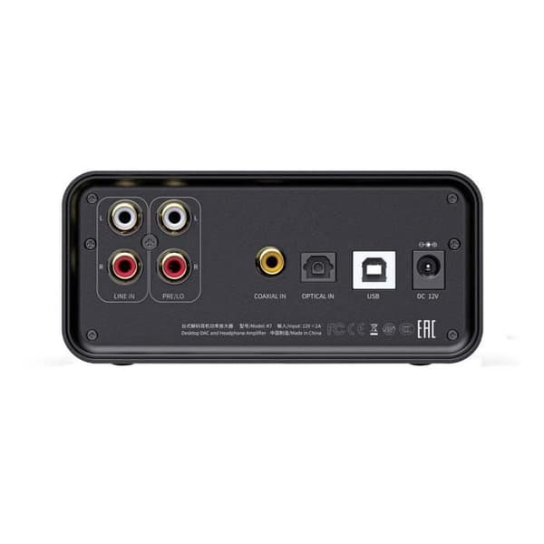 Hörlursförstärkare och USB DAC - FiiO K7 - Vit - THX AAA-788+ - Dubbel DAC AK4493S
