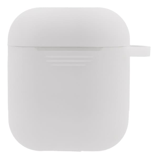 Silikonskal för AirPods 1/2, nyckelringshål, greppvänlig
