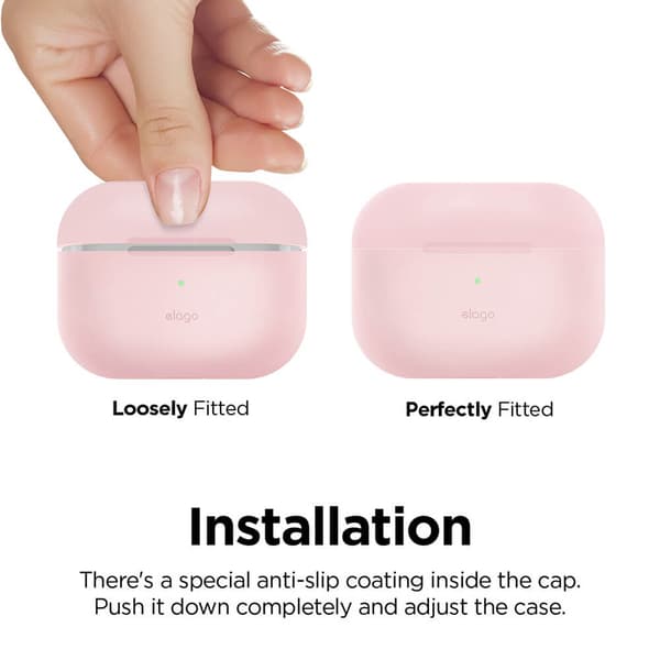 ELAGO Beskyttelsestaske til Airpod Pro Silikone Rosa