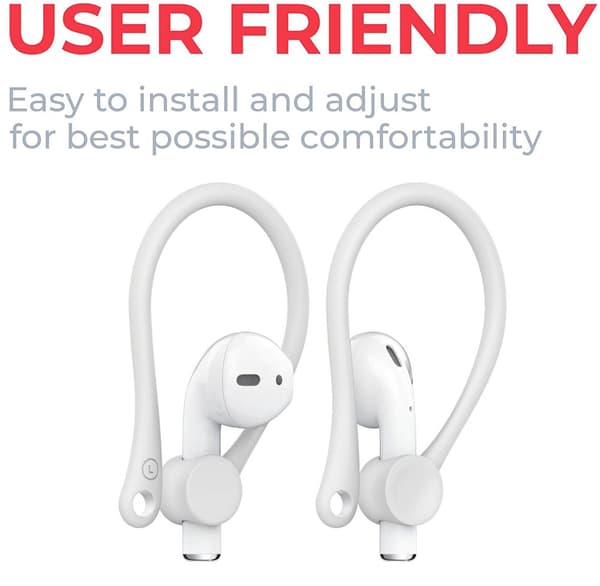 INF Öronkrokar för Airpods Vit