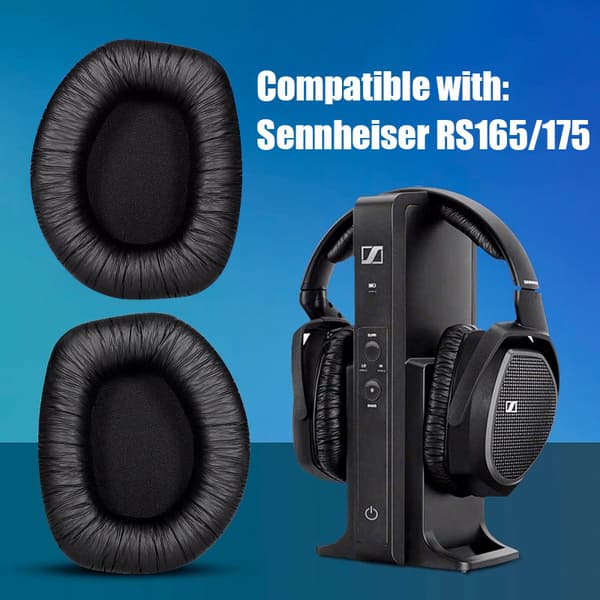INF Øreputer til Sennheiser RS165 / 175 Sort 1 par