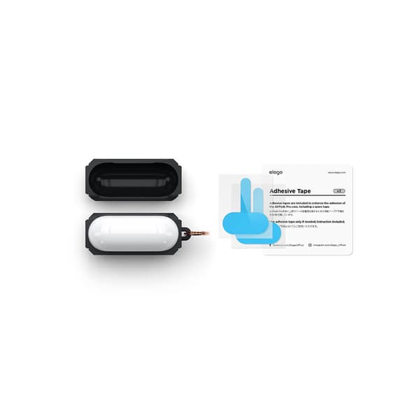 ELAGO AirPods 3 Armor Hang-Etui Sort
