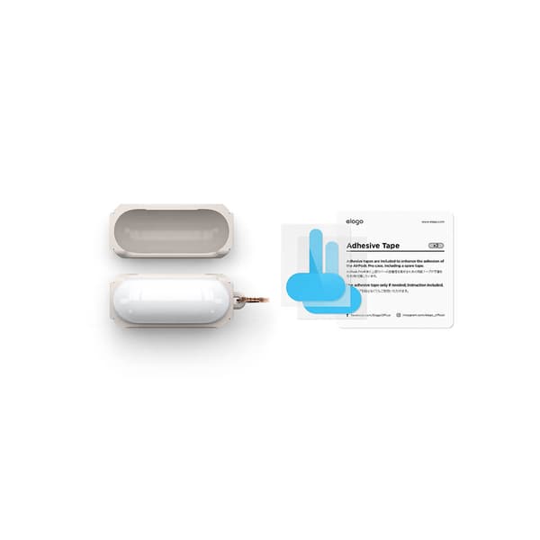 ELAGO AirPod 3 Armor Hang Case Stone