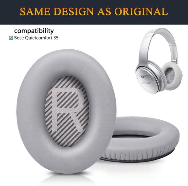 INF Ørepuder til Bose QC35 I/II, QC25, QC15, QC 2 AE 2, AE 2i, AE 2w, SoundTrue, SoundLink