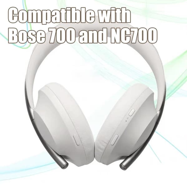 INF Øreputer i kunstskinn til Bose 700 / NC700 1 par Grå