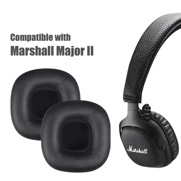 INF Öronkuddar till Marshall Major II Svart 1 par
