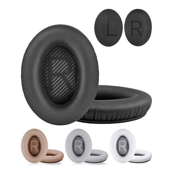 Ørepuder til Bose QuietComfort - QC35/QC25/QC15/AE2 Hovedtelefoner Svart
