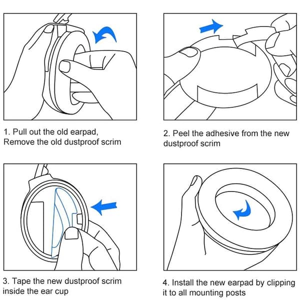 Ørepuder til Bose QuietComfort - QC35/QC25/QC15/AE2 Hovedtelefoner