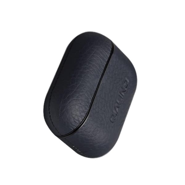 SKALO AirPods Pro QIALINO Cover i ægte læder - Blå