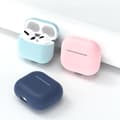 Miniatyrbild 3 av 8: SKALO AirPods 3 Ultratunn Silikon Fodral - Svart