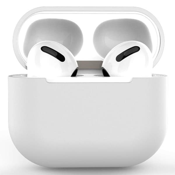 SKALO AirPods 3 Ultratunn Silikon Fodral - Vit
