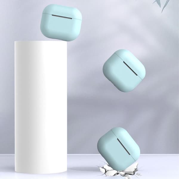 SKALO AirPods 3 Huippuohut silikoninen suojakuori kotelolle - Vihreä