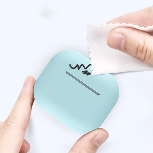 SKALO AirPods 3 Ultratunn Silikon Fodral - Turkos