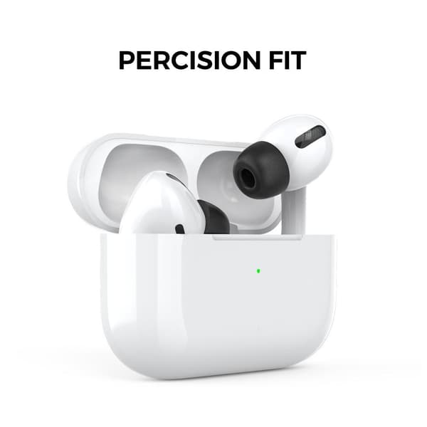 AHASTYLE AirPods Pro 1/2 Öronkuddar med Memory Foam Svart - Large