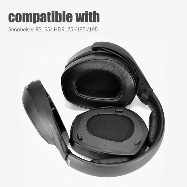 INF Øreputer for Sennheiser RS165/ HDR175 /185 /195 1 par Sort