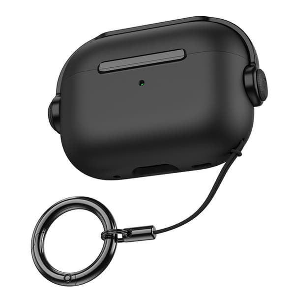 INF TPU-etui til AirPods 1. og 2. generation Sort