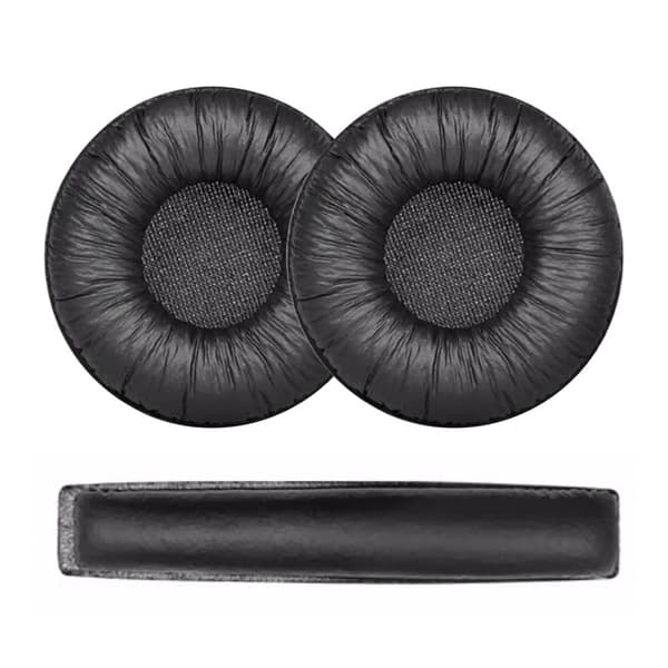 INF Öronkuddar för hörlurskåpor och bygelskydd Sennheiser PX100/200/100-II Svart