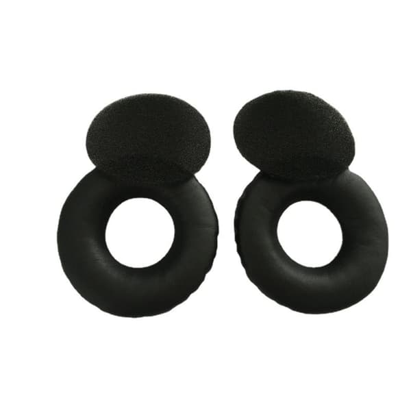 INF 1 pari flanelli korvatyynyt Sennheiser HD25/PC150/PC151/PC155 MustaModel 2