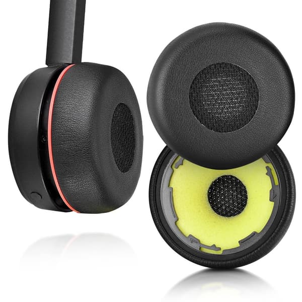Øreputer for Jabra Evolve 75 / 75+ / 75 UC / 75MS Sort