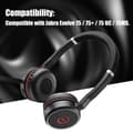 Miniatyrbilde 9 av 9: Øreputer for Jabra Evolve 75 / 75+ / 75 UC / 75MS Sort