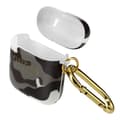Miniatyrbild 1 av 4: Guess Camouflage Design Halvstyv silikon AirPods-fodral - grå