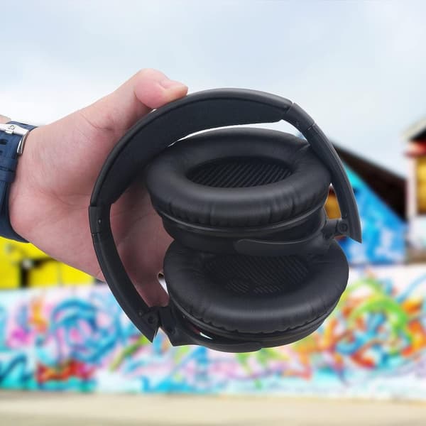 Öronkuddar för Bose QC-serien – QC35 I/II, QC25, QC15, QC 2 Svart – Ultimat Komfort & Lydkvalitet