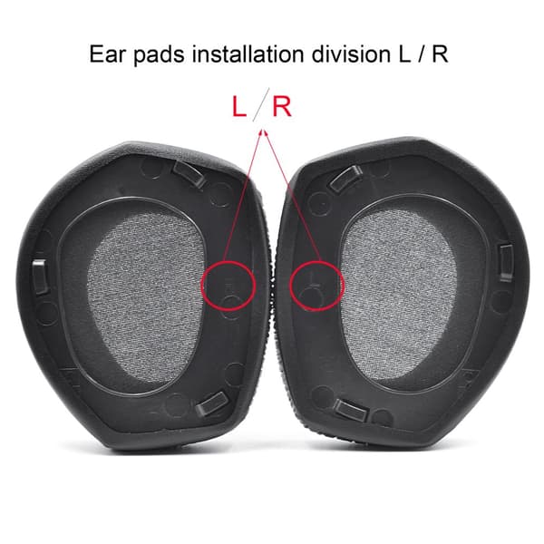 INF Øreputer for Sennheiser HDR RS 165/175/185/195 Øreputer i lær