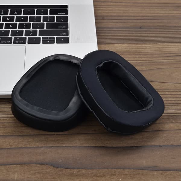 INF Erstatningsøreputer og etuier for Logitech G633/G933 Sort