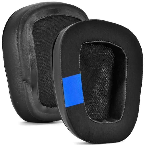 INF Erstatningsøreputer og etuier for Logitech G633/G933 Sort