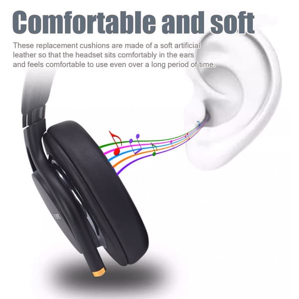 INF 1 pari lampaannahkaisia korvatyynyjä SONY MDR-1ADAC/1ABT/1A1R/1RBT