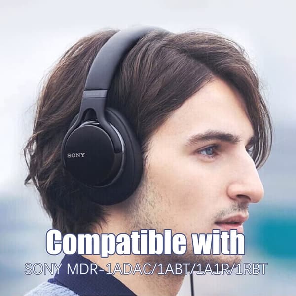 INF 1 pari lampaannahkaisia korvatyynyjä SONY MDR-1ADAC/1ABT/1A1R/1RBT