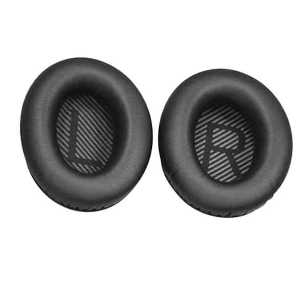 BOSE QC2/QC15/AE2/QC25/QC35 Öronkuddar till hörlurar, ersättning, 1 par - Svart