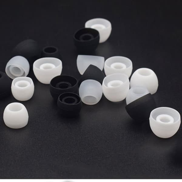 Silikoniset korvakärjet 4,5-6 mm kuulokkeille 3 kokoa 15 paria