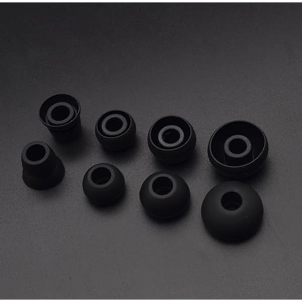 INF Silikon ørepropper for Powerbeats 1/2/3 og 5,5-6,5 mm diameter hodetelefoner 4-par