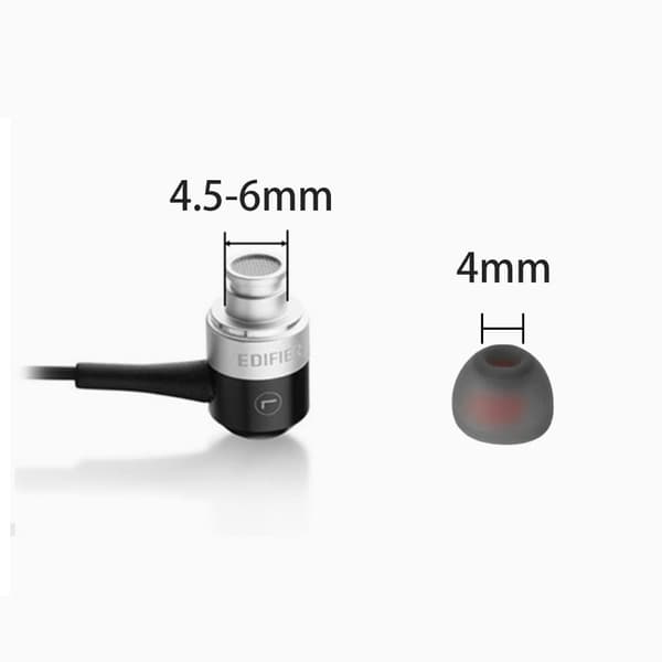 INF Silikon-hetter for 4,5-6 mm øreplugger, 18 par i 3 størrelser