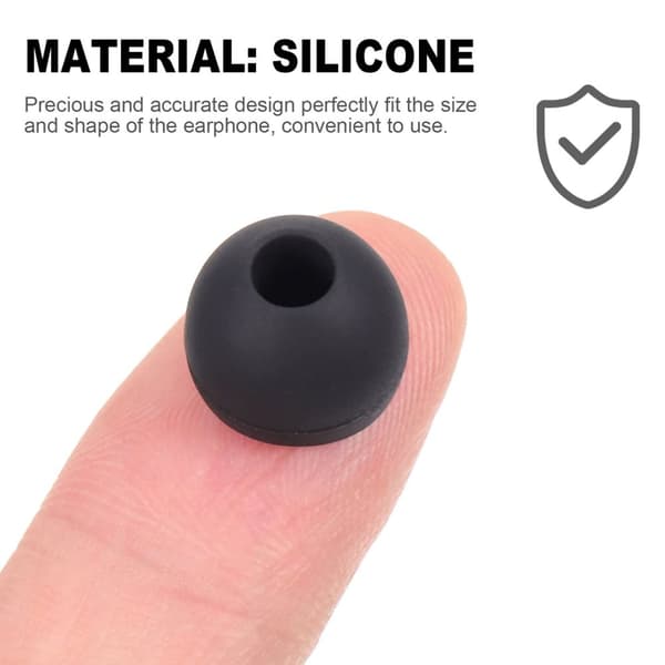 INF Silikonöronkuddar för 4,5-6 mm in-ear-hörlurar 3 storlekar 18 par