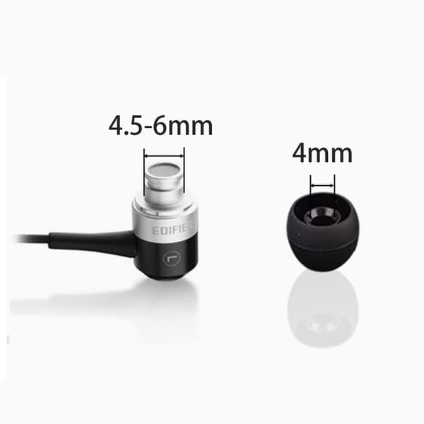 INF Silikonöronkuddar för 4,5-6 mm in-ear-hörlurar 3 storlekar 18 par