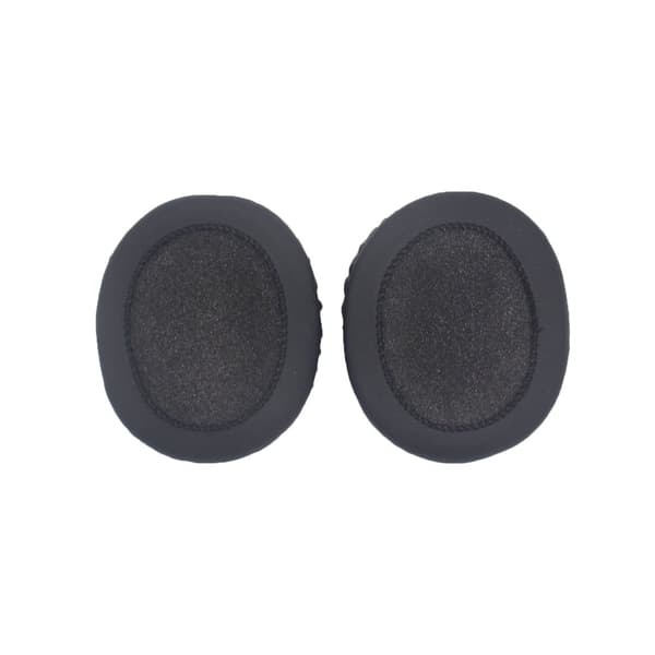 INF Komfortable ørepuder i proteinlæder til Sony MDR-7506, MDR-V6, MDR-CD900ST Sort