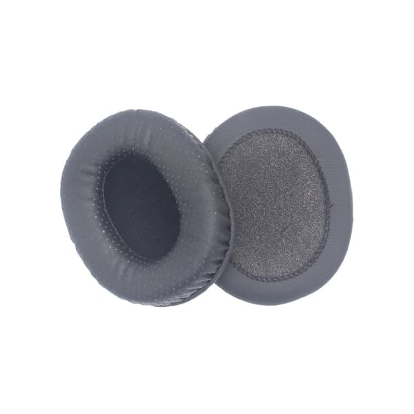 INF Komfortable ørepuder i proteinlæder til Sony MDR-7506, MDR-V6, MDR-CD900ST Sort