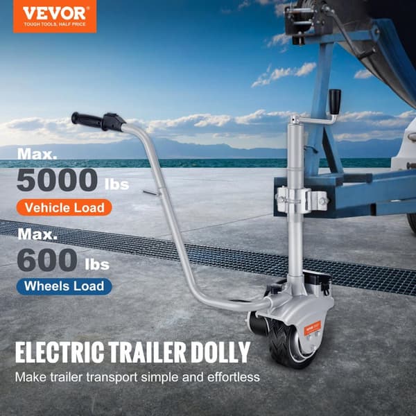 Släpvagnsdolly, 5000lbs Dragkapacitet, 12V